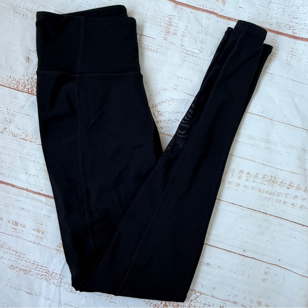 Athleta Mesh Panel Leggings | Size XS |‎ High Rise | Performance Fit